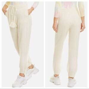 LoveShackFancy NWT Cashmere Wool Blend Tristan Drawstring Tassel Pant Size S